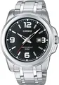 CASIO TIMELESS COLLECTION MTP-1314PD-1AVEF, Armbanduhr, Herrenuhr, analog, Datum, Edelstahlarmband