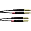 Cordial CFU 6 PP Audio Adapterkabel [2x Klinkenstecker 6.35 mm - 2x