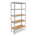 shelfplaza HOME 200x110x60cm Schwerlastregal Garage Hobby Lager Keller Werkstatt