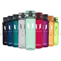 Super Sparrow Trinkflasche - Tritan Wasserflasche - 1000ml - BPA-frei - Ideale Sportflasche - Sport, Wasser, Fahrrad, Fitness, Uni, Outdoor - Leicht, Nachhaltig