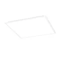 EGLO LED Panel Moradillo, Deckenleuchte flach, Deckenpanel aus weißem Metall und Kunststoff, Deckenlampe warmweiß, neutralweiß, kaltweiß, 60 x 60 cm