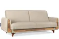 KONSIMO® 3-Sitzer GUSTAVO Sofa 3-Personen, Modern, mit Schlaffunktion, Bettkasten, hergestellt in der EU