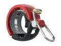 Knog Oi Luxe Small Fahrradklingel 22.2mm black/red, das Original, Klingel