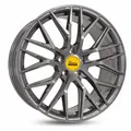 4x MAM RS4 palladium painted 7.5x17 ET45 - LK5/114.3 ML72.6 Felge Alu