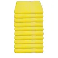Julie Julsen 10er Pack Gästetuch 23 Farben erhältlich weich und saugstark 500gsm Öko Tex 30 x 50 cm Pastell Citrone