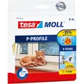 tesa tesamoll CLASSIC P-Profil Fensterdichtung, Gummidichtung zum Isolieren (05390-00100-00)