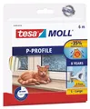 tesa Dichtungsbänder P-Profil 9 mm x 6 m weiß