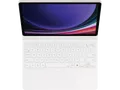 SAMSUNG Book Cover Keyboard, Keyboard cover, Samsung, Galaxy Tab S9, S9 FE, S10 Lite, White