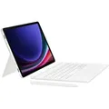 Samsung Book Cover Keyboard für Galaxy Tab S9/9 FE White
