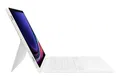 Samsung Book Cover Keyboard EF-DX725 für das Galaxy Tab S10 Lite, Tab S10 FE, Tab S9 FE, Tab S9 mit QWERTZ-Tastatur und AI-Taste, Zweiteilige Tablet-Hülle, schlankes Design, S Pen Fach, White