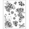 Viva Decor Clear-Stamps (Weihnachtsmotive klassisch) Silikon Stempel - Prägung Stempel - DIY Dekoration stanzen - Stempel Silikon - DIY Stamp - Stempel Prägung - Made in Germany