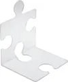 HAN-Bürogeräte Briefablage CD/Buchstütze Puzzle im 2er-Pack transluzent klar