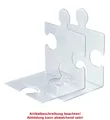 HAN Buchstütze PUZZLE, 2er Set, klar-transluzent