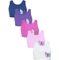 TupTam Bustier TupTam Mädchen Bustier mit breiten Trägern 5er Pack blau|bunt|grau|lila|rosa 158/164
