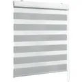 Doppelrollo Doppelrollo mit Kassette Matt Weiss Duorollo Rollo Rolljalousie, ventanara grau 120 cm x 160 cm