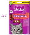 Whiskas Knuspertaschen mit Rind (€ 35,14/kg) Snack für Katzen - 18 x 60 g