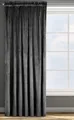 Design91 Samtvorhang Kräuselband Blickdichte Vorhänge Samt Velours 135x270 Sa...