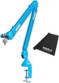 RODE RØDE PSA-1+, Rundfunkmikrofonständer, Schreibtisch-Montagebasis, Blau, . PodMic . Procaster . Broadcaster . NT1 . NT1-A . NT-USB . NT-USB Mini . VideoMic NTG . Podcaster, 65 mm, 100 mm