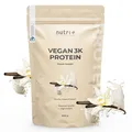 Vegan Protein Pulver Vanille Schoko Neutral - Eiweißpulver - 1kg Proteinpulver