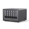 UGREEN NASync DXP6800 Pro, Desktop-NAS mit 6 Einschüben, Intel i5 1235u 10-Kern-Prozessor, 8GB DDR5, eingebaute 128GB SSD, 2 x 10 GbE, 2 x M.2 NVMe-Steckplätze, HDMI 8K, 2 x TBT4 (ohne Festplatte)