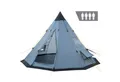 CampFeuer Tipi-Zelt Tipi Zelt Spirit für 4 Personen, 3000 mm Wassersäule, Grau, Kegelzelt, Personen: 4