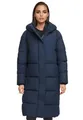 MARIKOO Damen Wintermantel (XS-3XL) - gesteppt, abnehmbare Kapuze, Bewegungsschlitz - N099 - Navy Größe S - Gr.S