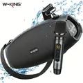W-KING (120 W PEAK) 70 W tragbare laute Bluetooth-Lautsprecher mit kabellosem Mikrofon, wasserdichtes kabelloses Bluetooth für den Außenbereich