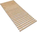 Madera XXL Rollrost mit 23 extra stabilen Leisten aus massivem Buchenholz, belastbar bis ca. 280 kg, Größe: 80x200