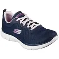 Skechers FLEX APPEAL 4.0 BRILLINAT VIEW Sneaker Freizeitschuh, Halbschuh, Schnürschuh mit Air Cooled Memory Foam blau 38 EU