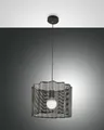 Fabas Luce Pendelleuchte GLICINE schwarz 40cm 3581-40-101 8019282516729
