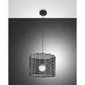 Pendelleuchte GLICINE, 1-flammig, E27, IP20, schwarz