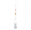 Räder Kissenhülle Design Kette Häschen (72cm)