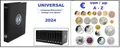 EURO-JAHRGANGS-MÜNZALBUM-2024-UNIVERSAL-A-Z-SAFE 7443-0 PREMIUM leer
