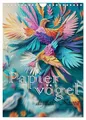 Papiervögel - Digitale Kunst (Wandkalender 2026 DIN A4 hoch), CALVENDO Monatskalender: Eine Reihe sorgfältig ausgewählter digitaler Kunst aus meinen KI-Kreationen (CALVENDO Kunst)