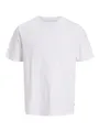 JACK & JONES Herren Basic O-neck Tee S/S Noos T Shirt, Optical White, 56 EU