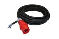 maxgo® 25m CEE Maschinen Anschlussleitung 16A 5G2,5 5x2,5 H07RN-F Elektro-Kabel, (2500 cm), 5x2.5mm²