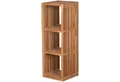 bene living Regal Outdoor-Regal mit 3 Fächern - Teakholz, 1-tlg., massives Teakholz Regal mit offenen Ablagefächern