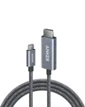 Anker HDMI-Kabel, 4K@60Hz HDR HDMI auf USB-C Kabel, ultraschnelles USB-C auf HDMI-Kabel aus Nylon geflochten mit Advanced Shielding, Thunderbolt 5/4/3, für MacBook, iPad, iPhone, HD TV & mehr (180cm)