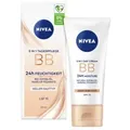 NIVEA 5in1 Tagespflege BB 24h Feuchtigkeit Hell, BB Cream, 50 ml, Licht, Frauen, Jeder Hauttyp, Licht