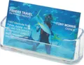 Deflecto Visitenkartenhülle Visitenkartenständer 96x35x45mm glasklar Hartplastik 1 Fach