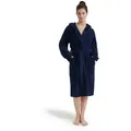 Moeve Bademantel Superwuschel, Dunkelblau, Textil, Uni, Gr. XL, Oeko-Tex® Standard 100, Taschen, besonders flauschig, angenehm warm, hochwertige Qualität, Badtextilien, Bademäntel, Bademäntel Damen
