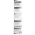 Drehschrank BxHxL: 50 x 196 x 18 cm, kaschiert/Touchwood - weiss