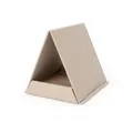 Katzenhaus aus Filz im Zeltformat mit Kratzpappe 40×38,5×40 cm – Faltbare Katzenhöhle Katzenbett flauschig Katzenzelt zum Kratzen, Schlafen & Verstecken - Beige