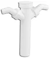 KIRCHHOFF Flex-Spültisch- Röhrensiphon, weiß 1 1/2IG x DN 40/50 mm, mit 3/4 Gerä