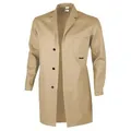 Qualitex Arbeitsjacke 'classic' in khaki, Größe: 46 - Berufsmantel BW 270 g - klassischer Laborkittel
