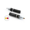 Highsider Conero, LED 3in1 Rückleuchte/Blinker - Schwarz/Silber