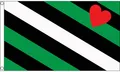 AZ FLAG - Flagge Lgbt Stolz Boi - 150x90 cm - Regenbogen Fahne 100% Polyester mit Messing-Ösen - 110g