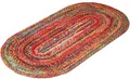 wash+dry by Kleen-Tex Fußmatte Wovells, oval, Höhe: 9 mm, Schmutzfangmatte, rutschhemmend, In- und Outdoor geeignet, waschbar