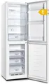 Kühl-Gefrierkombination NoFrost 256L 55cm E Glas LED leise 41dB weiß