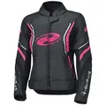 Held Baxley Top wasserdichte Damen Motorrad Textiljacke, schwarz-pink, Größe L